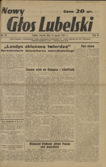 Nowy Głos Lubelski. R. 2, nr 64 (18 marca 1941)