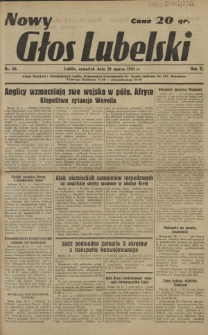 Nowy Głos Lubelski. R. 2, nr 66 (20 marca 1941)
