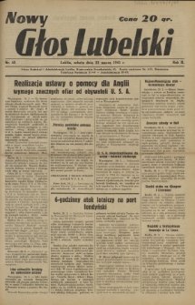 Nowy Głos Lubelski. R. 2, nr 68 (22 marca 1941)
