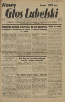 Nowy Głos Lubelski. R. 2, nr 69 (23-24 marca 1941)
