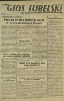 Nowy Głos Lubelski. R. 4, nr 52 (4 marca 1943)