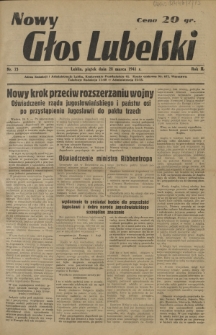 Nowy Głos Lubelski. R. 2, nr 73 (28 marca 1941)