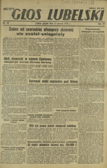 Nowy Głos Lubelski. R. 4, nr 59 (12 marca 1943)
