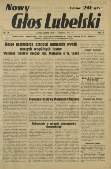 Nowy Głos Lubelski. R. 2, nr 79 (4 kwietnia 1941)