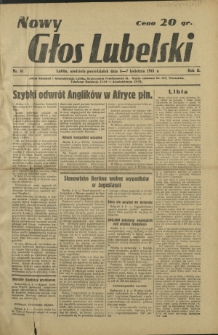Nowy Głos Lubelski. R. 2, nr 81 (6-7 kwietnia 1941)