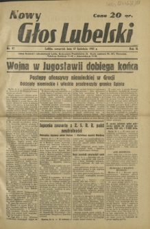 Nowy Głos Lubelski. R. 2, nr 87 (17 kwietnia 1941)