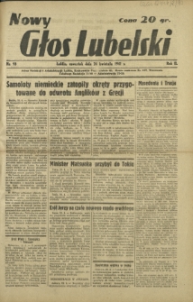 Nowy Głos Lubelski. R. 2, nr 93 (24 kwietnia 1941)