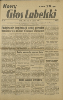 Nowy Głos Lubelski. R. 2, nr 95 (26 kwietnia 1941)