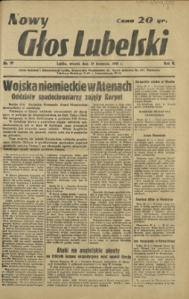 Nowy Głos Lubelski. R. 2, nr 97 (29 kwietnia 1941)