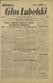 Nowy Głos Lubelski. R. 2, nr 100 (2 maja 1941)
