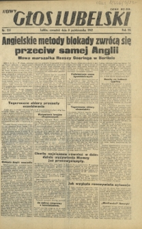 Nowy Głos Lubelski. R. 3, nr 235 (8 października 1942)