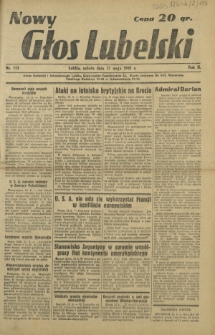 Nowy Głos Lubelski. R. 2, nr 113 (17 maja 1941)