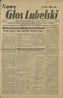 Nowy Głos Lubelski. R. 2, nr 126 (1-2 czerwca 1941)