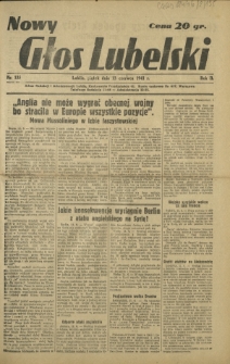 Nowy Głos Lubelski. R. 2, nr 135 (13 czerwca 1941)