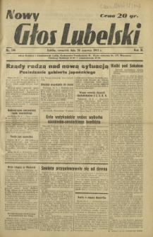 Nowy Głos Lubelski. R. 2, nr 146 (26 czerwca 1941)