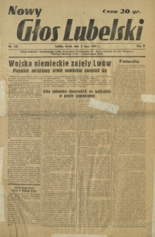 Nowy Głos Lubelski. R. 2, nr 151 (2 lipca 1941)