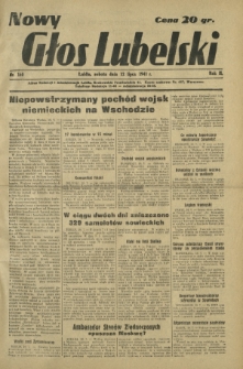Nowy Głos Lubelski. R. 2, nr 160 (12 lipca 1941)