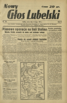 Nowy Głos Lubelski. R. 2, nr 163 (16 lipca 1941)