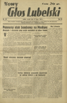 Nowy Głos Lubelski. R. 2, nr 171 (25 lipca 1941)