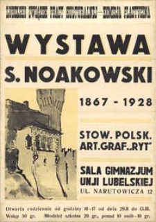 Wystawa S. Noakowski 1867-1928