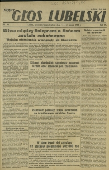 Nowy Głos Lubelski. R. 4, nr 62 (16 marca 1943)