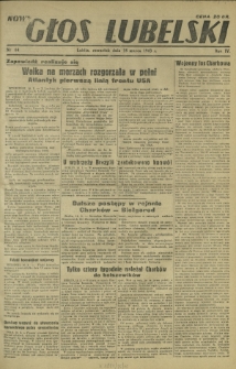 Nowy Głos Lubelski. R. 4, nr 64 (18 marca 1943)