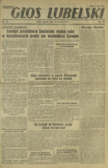 Nowy Głos Lubelski. R. 4, nr 65 (19 marca 1943)