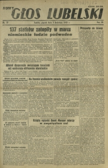 Nowy Głos Lubelski. R. 4, nr 77 (2 kwietnia 1943)