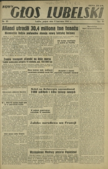 Nowy Głos Lubelski. R. 4, nr 83 (9 kwietnia 1943)