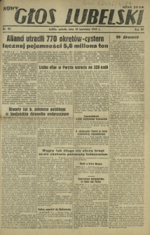 Nowy Głos Lubelski. R. 4, nr 84 (10 kwietnia 1943)