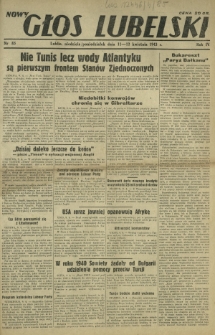 Nowy Głos Lubelski. R. 4, nr 85 (11-12 kwietnia 1943)