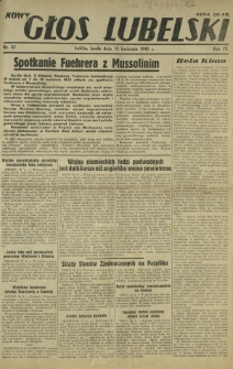 Nowy Głos Lubelski. R. 4, nr 87 (14 kwietnia 1943)
