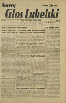 Nowy Głos Lubelski. R. 2, nr 181 (6 sierpnia 1941)
