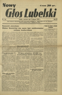 Nowy Głos Lubelski. R. 2, nr 182 (7 sierpnia 1941)
