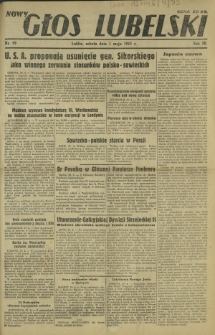 Nowy Głos Lubelski. R. 4, nr 99 (1 maja 1943)