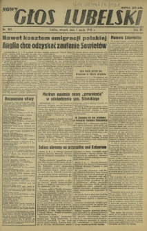 Nowy Głos Lubelski. R. 4, nr 101 (4 maja 1943)