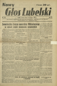 Nowy Głos Lubelski. R. 2, nr 192 (19 sierpnia 1941)