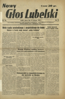 Nowy Głos Lubelski. R. 2, nr 195 (22 sierpnia 1941)