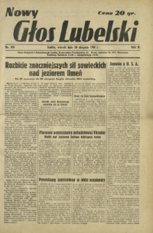 Nowy Głos Lubelski. R. 2, nr 198 (26 sierpnia 1941)