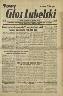 Nowy Głos Lubelski. R. 2, nr 199 (27 sierpnia 1941)