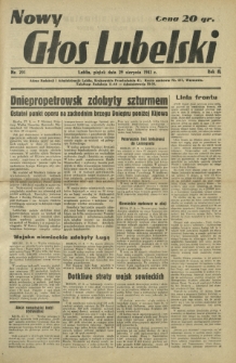 Nowy Głos Lubelski. R. 2, nr 201 (29 sierpnia 1941)