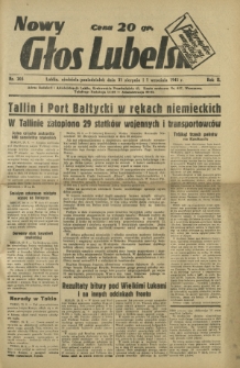 Nowy Głos Lubelski. R. 2, nr 203 (31 sierpnia/1 września 1941)