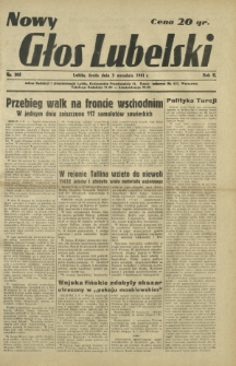 Nowy Głos Lubelski. R. 2, nr 205 (3 września 1941)