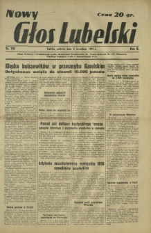 Nowy Głos Lubelski. R. 2, nr 208 (6 września 1941)