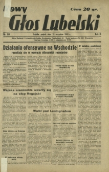 Nowy Głos Lubelski. R. 2, nr 219 (19 września 1941)