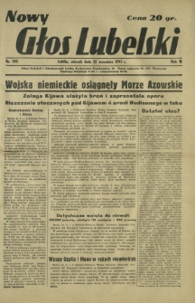 Nowy Głos Lubelski. R. 2, nr 222 (23 września 1941)