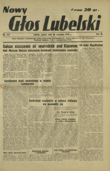 Nowy Głos Lubelski. R. 2, nr 225 (26 września 1941)
