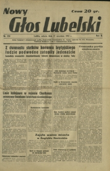 Nowy Głos Lubelski. R. 2, nr 226 (27 września 1941)
