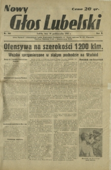 Nowy Głos Lubelski. R. 2, nr 240 (14 października 1941)