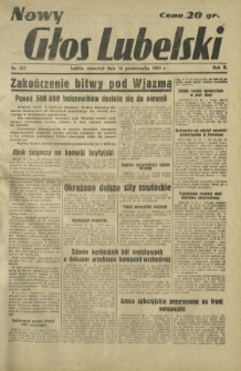 Nowy Głos Lubelski. R. 2, nr 242 (16 października 1941)